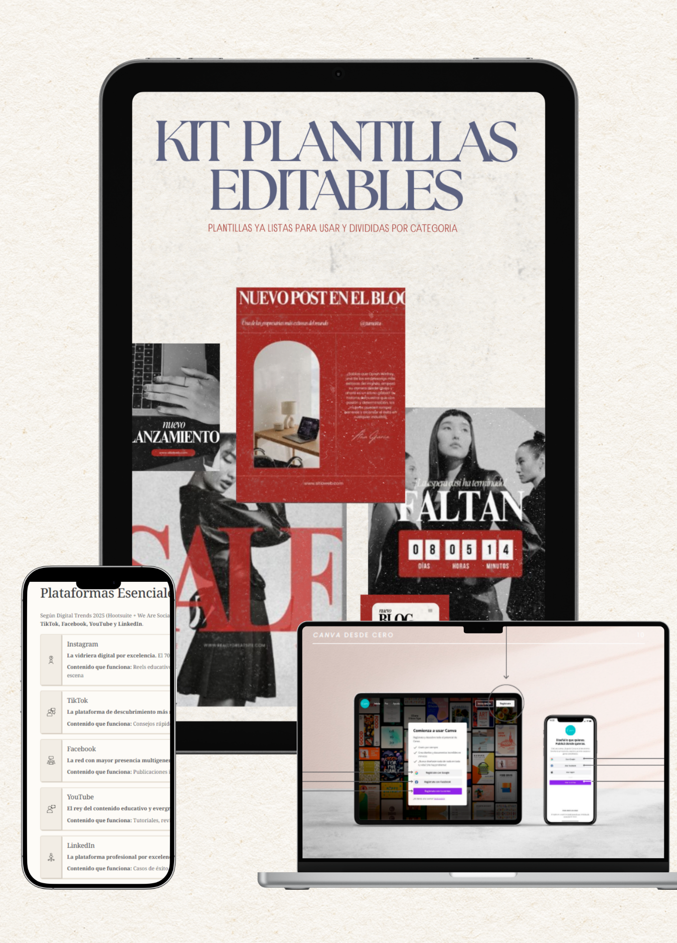 KIT PLANTILLAS EDITABLES